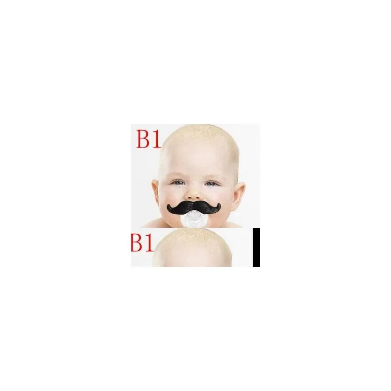 hot sell baby pacifier funny cute teeth mustache baby boy girl infant pacifier orthodontic dummy beard nipples pacifiers safe