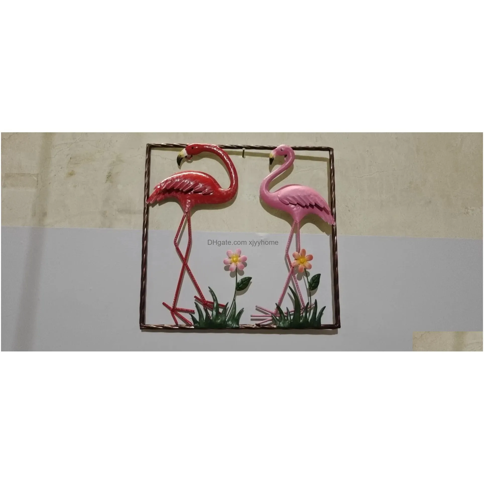 Chinese Style Products Threensional Chinese Style Flamingo Wall Sticker Children039S Room Living Rooms Decoration Painting3274801 Drop Dhde7