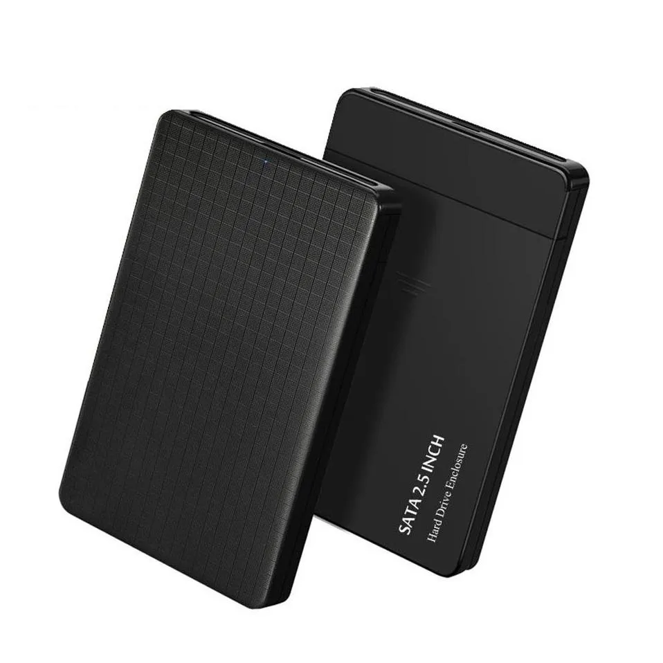hdd enclosures case 2.5 inch usb3.1 to sata tool free 5 gbps support 2tb uasp protocol hard drive enclosure
