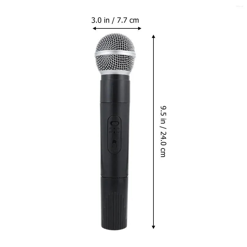 microphones role play interviews mmicrophone stage performance prop artificial microphone wireless model only 1pc