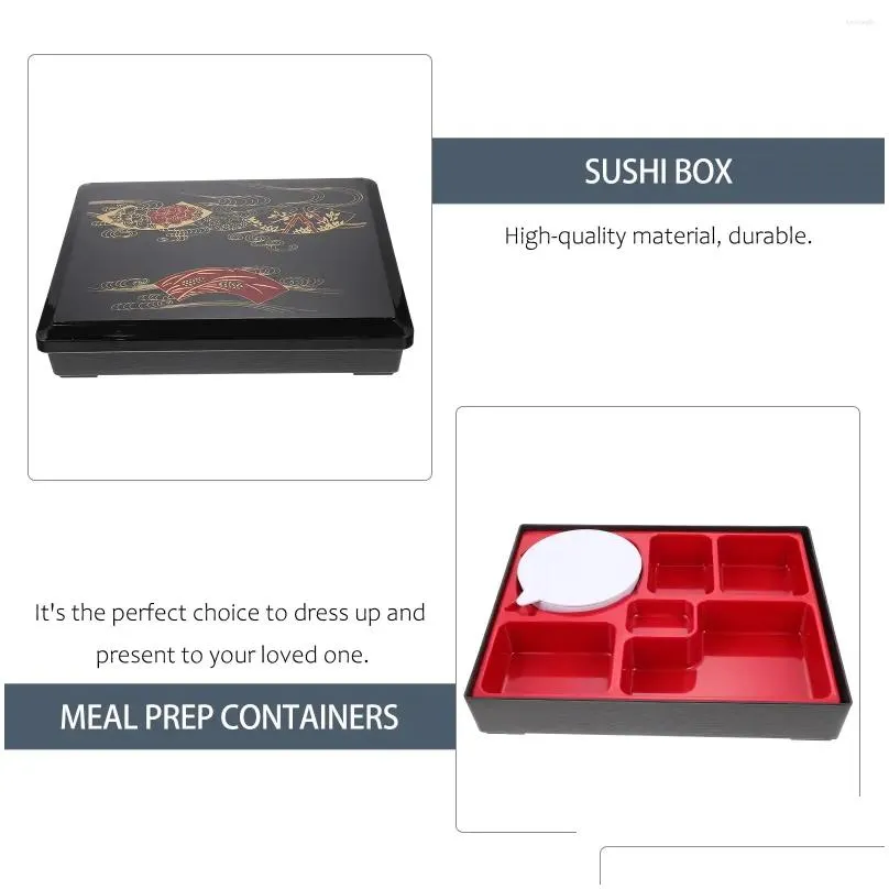 dinnerware sets sushi sashimi bento storage container containers for restaurant sealed lunch sandwich platter trays