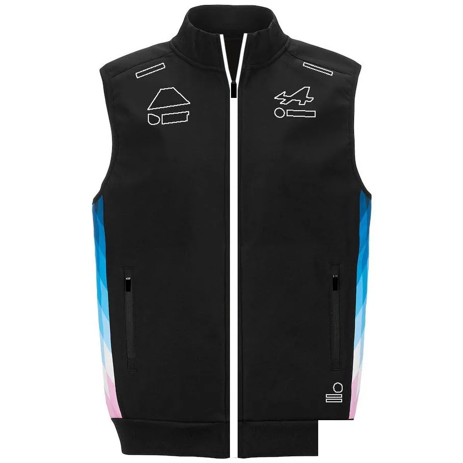 f1 racing suit 2024 new team vest autumn and winter men`s clothing team with the same customization