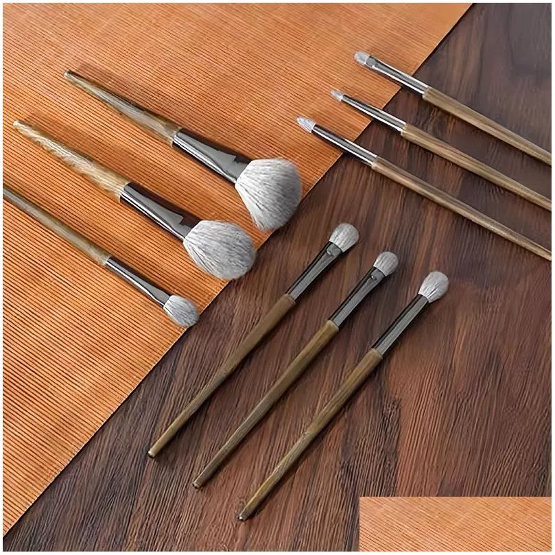 makeup tools makeup brushes qingcang series 12pcs+ bag makeup brushes support customization