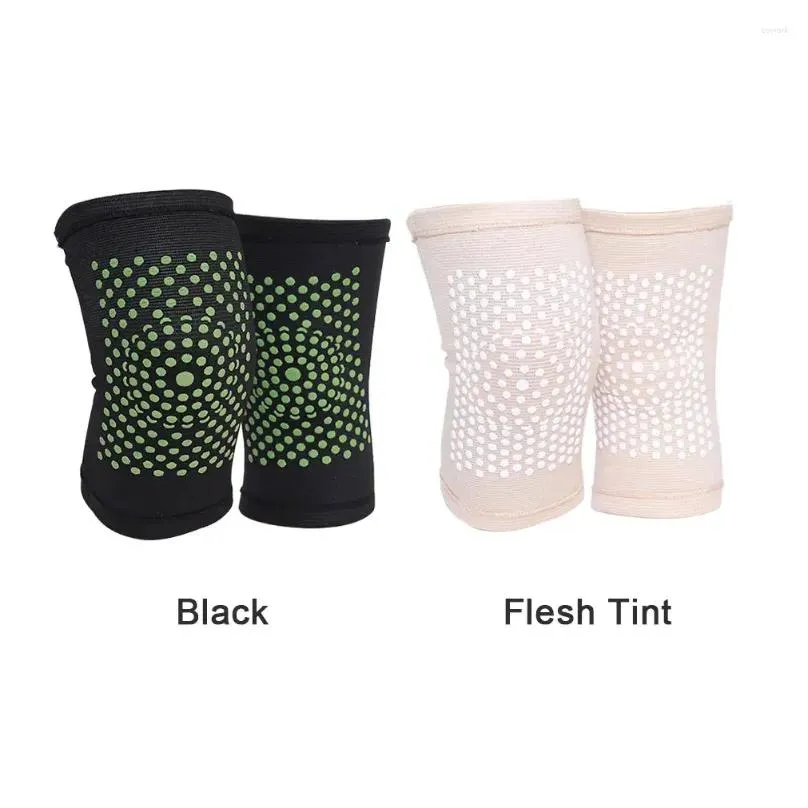 knee pads 1pair pain relief self heating support brace breathable protective solid pad warm arthritis men women non slip health care