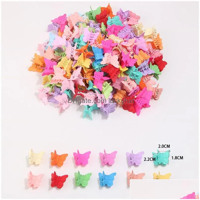 Hair Clips & Barrettes New Girls Cute Small Hair Clips Colorf Flower Star Crown Claws Kawaii Color Hairpins Kids Sweet Fashion Access Dhpcz