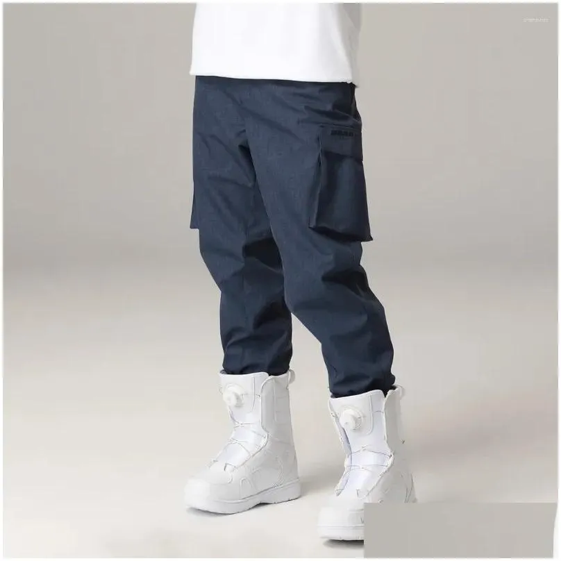 skiing jackets bundle leg ski pants waterproof warm breathable windproof slimming suit korea