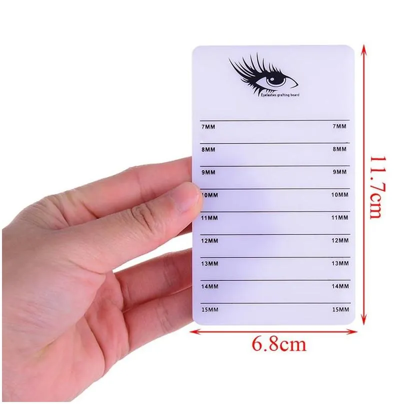 7-14mm,8-15mm lashes individual tablet makeup tool palette eyelash pad lash extension glue pallet holder card