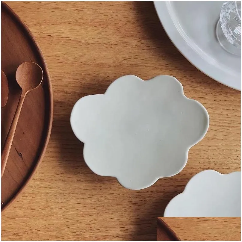 plates cloud shape ceramic dish creative el restaurant homehold porcelain tableware afternoon tea pudding dessert cake