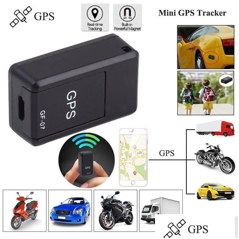 Gps Car & Accessories Smart Mini Tracker Car Locator Strong Real Time Magnetic Small Tracking Device Motorcycle Truck Kids Drop Delive Dhub2