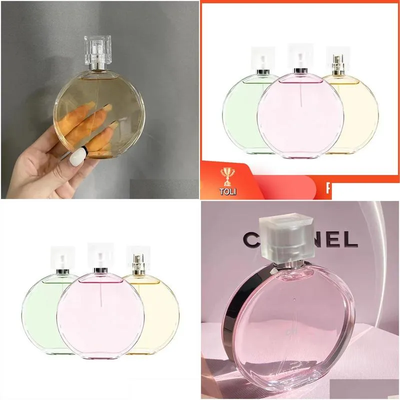 women perfume pink yellow green encounter eau tendre 100ml highest version classic style long lasting