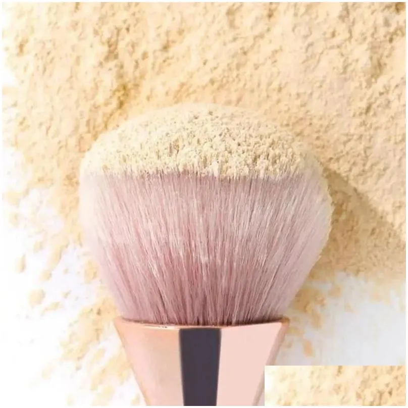 makeup brushes nail dust clean brush blusher loose powder soft art long handle gel polish cleaning