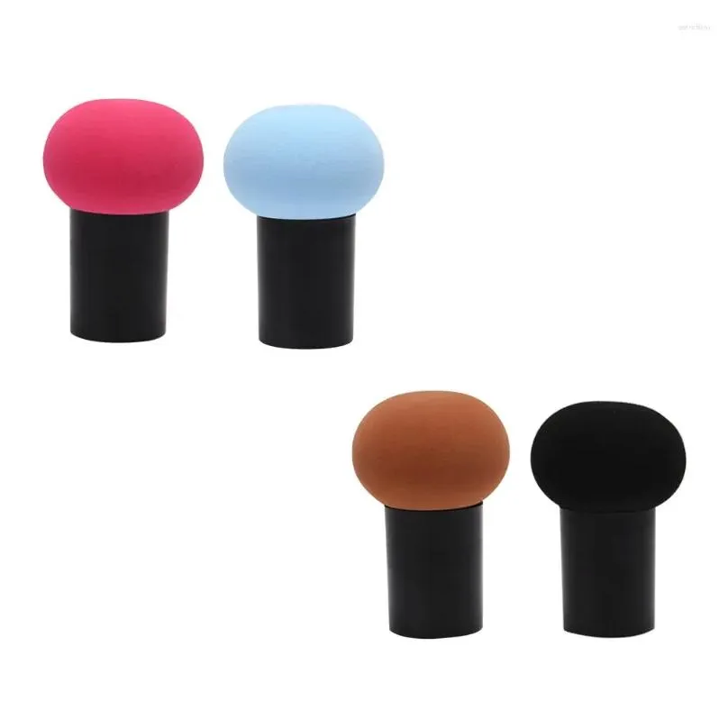 makeup sponges 4pcs creative mushroom shaped puffs powder puff beauty