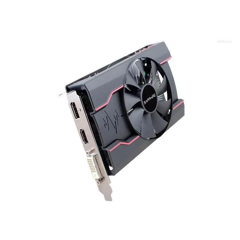 graphics cards sapphire rx550 2gb ddr5 pc desktop computer game map pci-e x16 used drop delivery computers networking components dhlfs