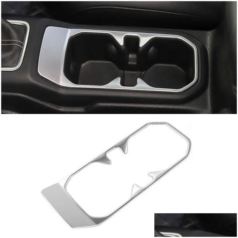 Other Interior Accessories New Car Front Drink Cup Holder Decoration Er Stickers For Jeep Wrangler Jl Gladiator Jt 4Xe 2021 2022 2023 Dhbv9