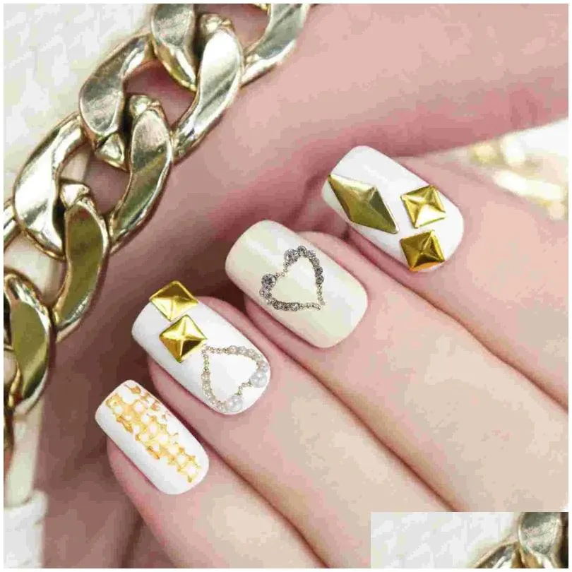 nail art decorations drill heart shape decors diy supply manicures ornament shining jewelry stylish decoration accessories for
