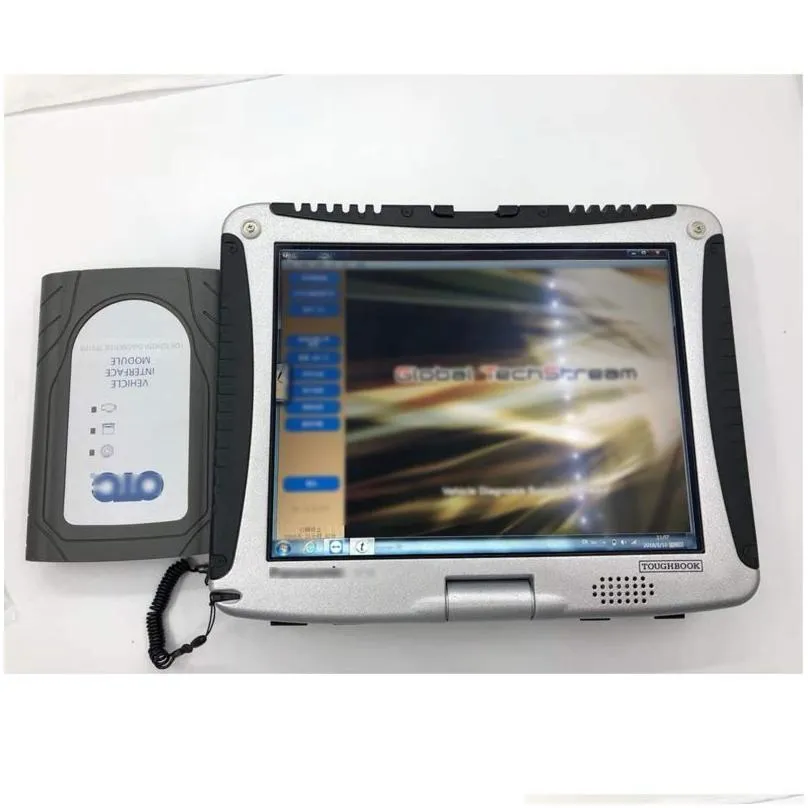 for  diagnostic & reprogramming tool vehicle interface techstream cf19 toughbook laptop it3 global gts otc full set