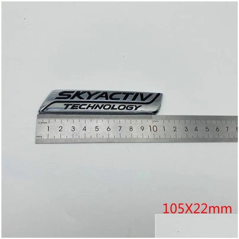 for mazda 2 3 5 6 cx3 cx3 cx5 cx5 cx7 cx7 mx5 skyactiv technology trunk lift gate emblem badge symbol sign1590012