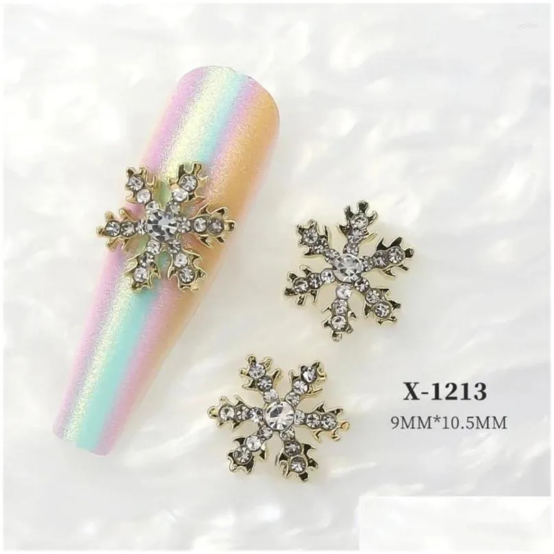 nail art decorations 10pcs snowflake for unique and eye catching manicures diy