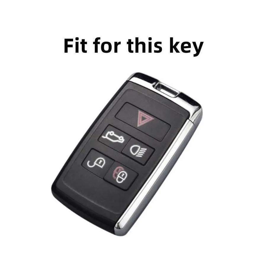 Car Key Plating Tpu Car Key Case Er Ring For Land R Range Disery 5 Sport  Xe Xf Xj F E-Pace F-Pace Accessories Drop Delivery Aut Dhjqi
