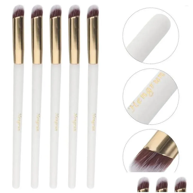 makeup brushes 10 pcs concealer brush make up cosmetics powder under eye eyebrow bevel blending drop delivery health beauty tools acce