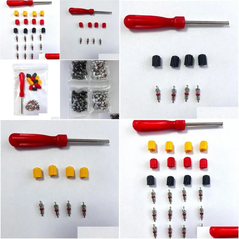 plastic valve core wrench, , bicycle valve , 4-in-1 tire repair mini set