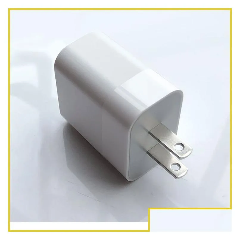 type c usb dual port 2.1a output wall chargers for new iphone 12 13 pro max power adapter poly bag