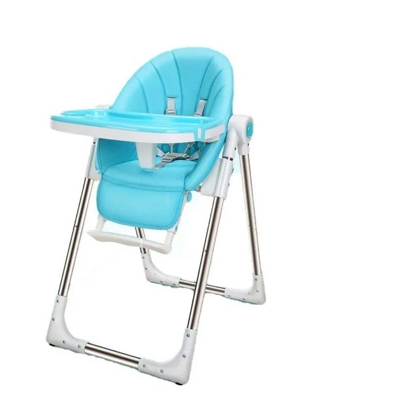 quality safe protection feeding eating kid highchair chair multifunctional folding table adjustable baby seat plastic