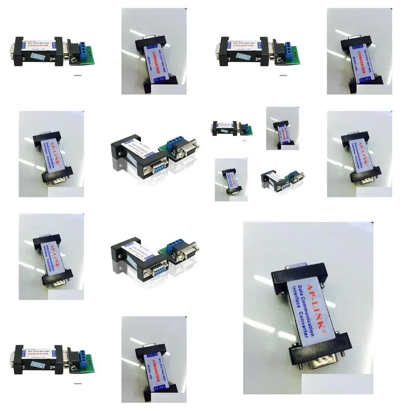 50sets/lot rs232 to rs485 passive interface converter adapter data communication serial