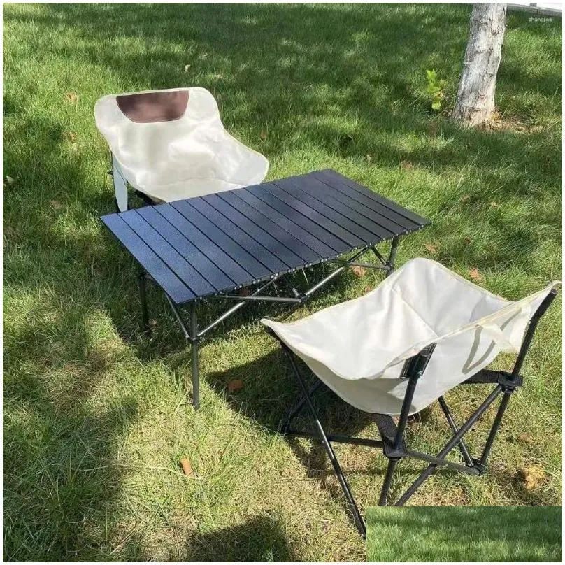 camp furniture customized outdoor chair beige aluminum fishing moon camping