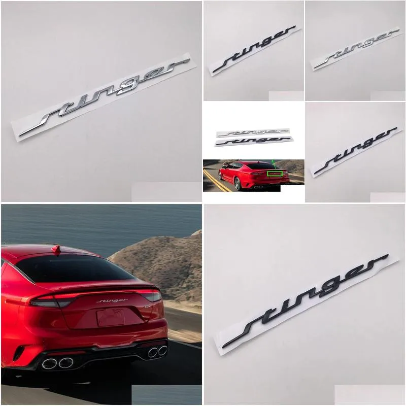 for kia stinger gt 2018 20t letter logo badge badge body rear trunk sticker decoration emblem 86311j5100 86311j51001574972