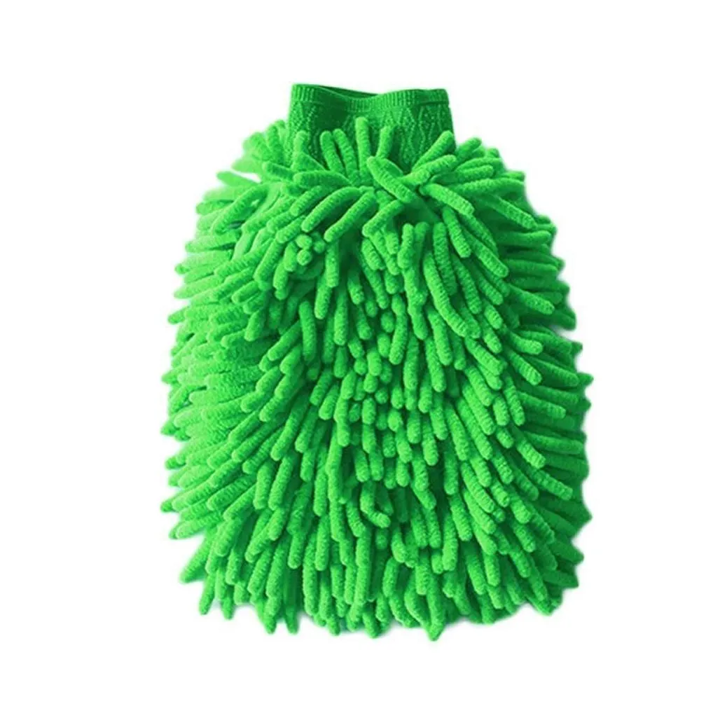 Car Sponge Car Microfibre Wash Sponge Cleaning Drying Gloves Trafine Fiber Chenille Microfiber Window Washing Tool Home Drop Delivery Dhvpr