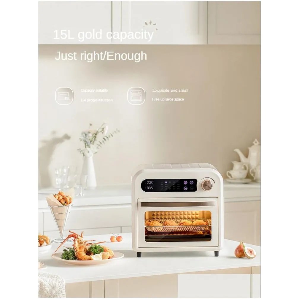 mini oven new household electric oven small 15l baking appliance air fryer oven integrated machine hornos para panaderia