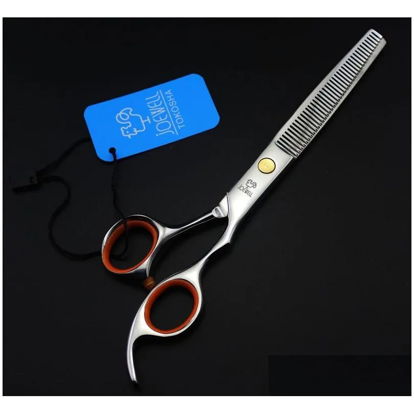 top quality joewell hair scissors 6.5/7.0 inch thinning stainless steel cutting barber professional scissors