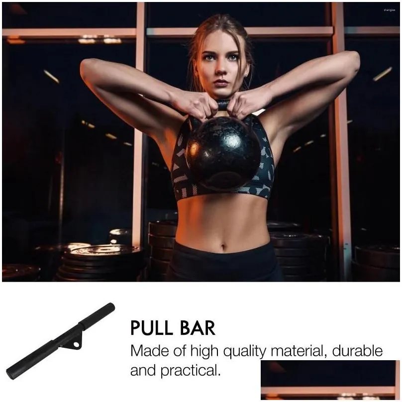 accessories fitness bar heavy duty tension rod triceps trainer drop exercising pull back lever gym steel equipment