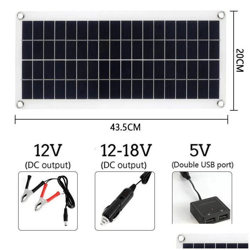 other electronics 1000w solar panel 12v solar cell 10a-60a controller solar plate kit for phone rv car mp3 pad  outdoor battery supply