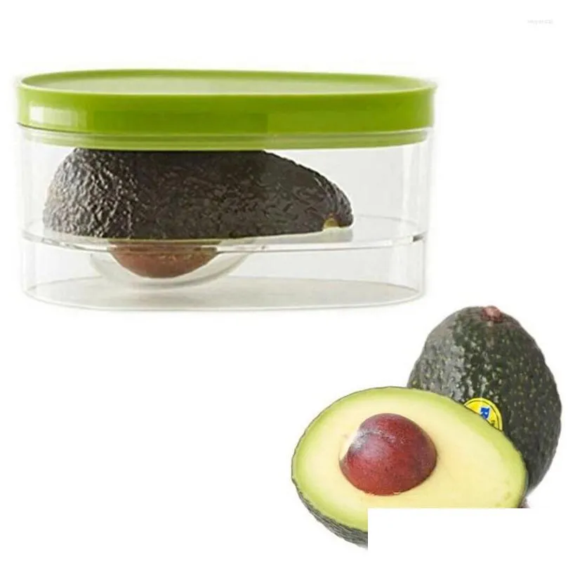 storage bottles compact home crisper practical kitchen avocado savers space saving vegetable reusable plastic food box fruits