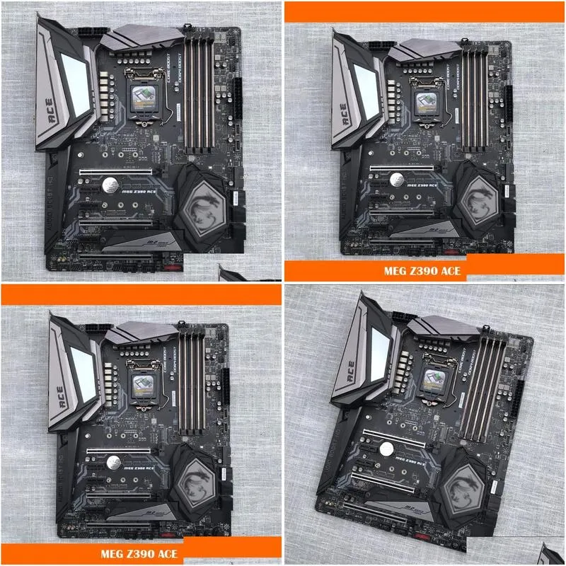 motherboards z390 ace for msi lga1151 ddr4 128g satr3 6 m.2 3 support i9 usb3.1 atx desktop motherboard high quality work