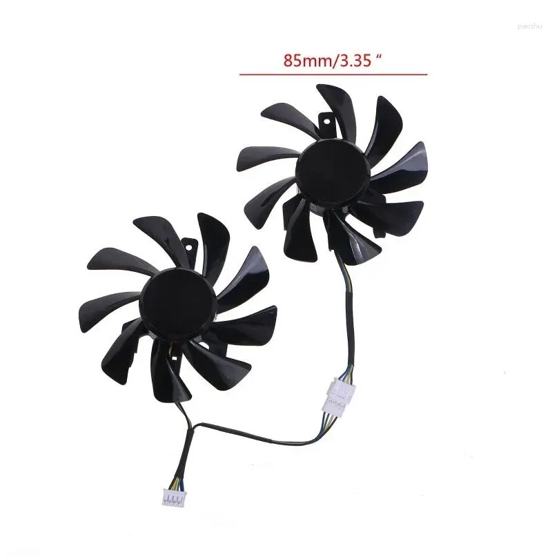 computer coolings t129215bu fan for sapphire 270x 280x graphics card cooling 4pin 12v 0.5a dropship