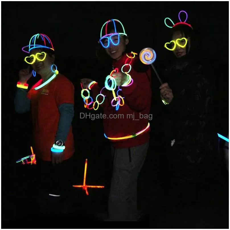 party decoration glow sticks supplies light stick hats extra bright fashion sticklight accessoriesparty