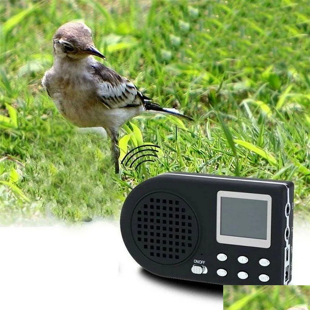 Other Bird Supplies Rings New Outdoor Electronic Birdsong Device Farm Bird Sound Decoy With Loudspeaker Caller Amplifier Digital Mp3 P Dhlet