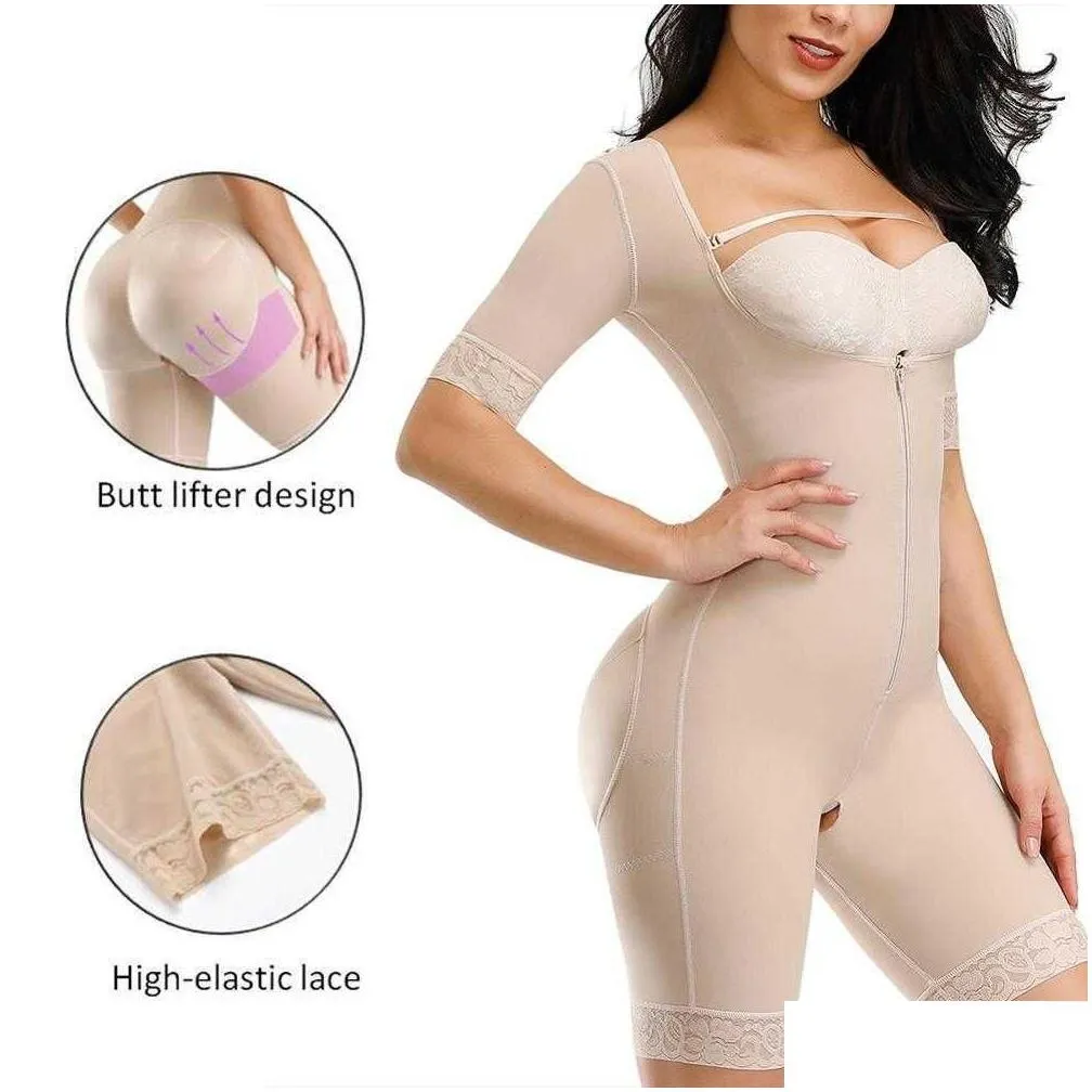 loverbeauty women slimming underwear full body shaper tummy control waist trainer postpartum recovery butt lifter shapewear