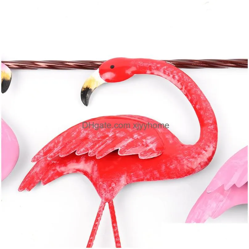 Chinese Style Products Threensional Chinese Style Flamingo Wall Sticker Children039S Room Living Rooms Decoration Painting3274801 Drop Dhde7