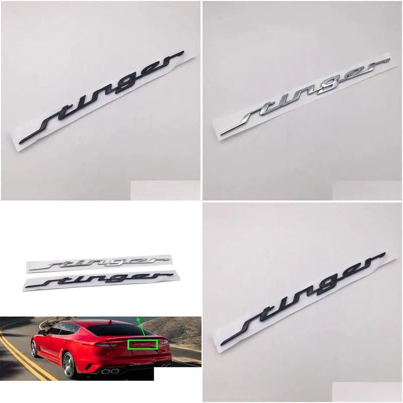 for kia stinger gt 2018 20t letter logo badge badge body rear trunk sticker decoration emblem 86311j5100 86311j51001574972