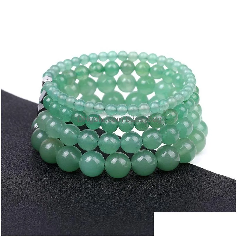 Natural Stone Handmade Beaded Strands Energy Charm Bracelets For Men Women Yoga Party Decor Fashion Jewelry