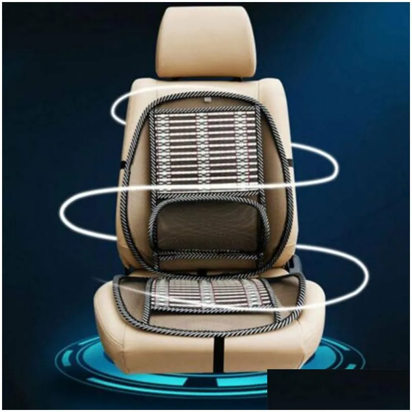 universal auto vehicle massage cushion cooling summer cushion breathable car seat cool pad carstyling4934149