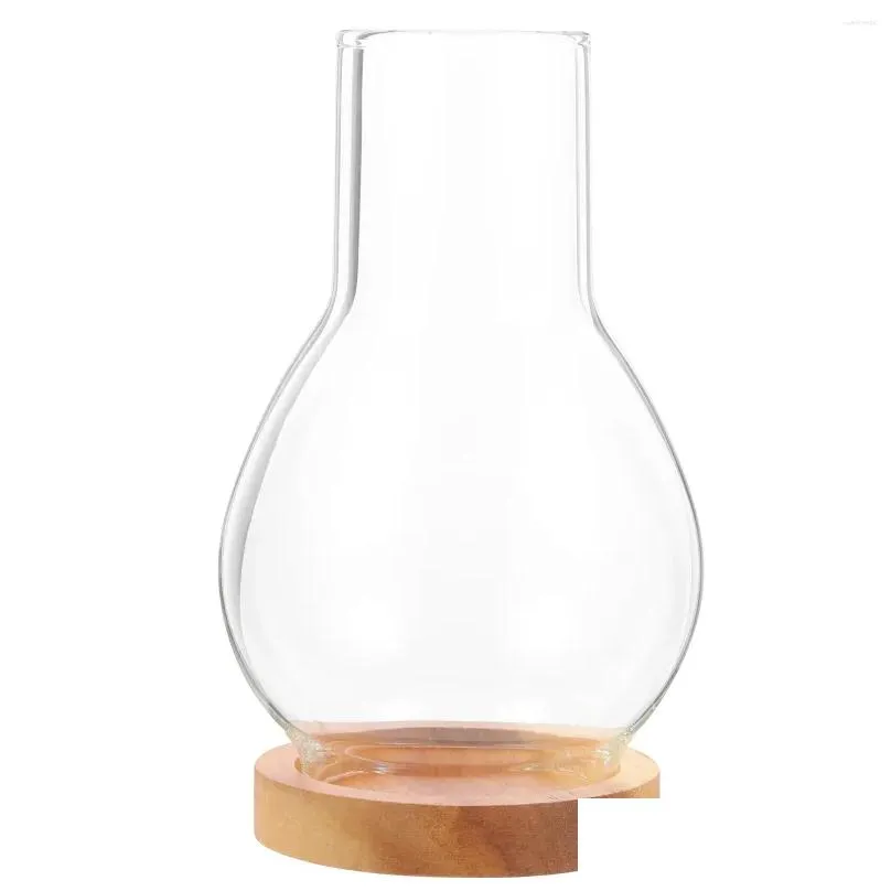 candle holders decorative flame party wind-proof cylinder cover holder glass lamp shade