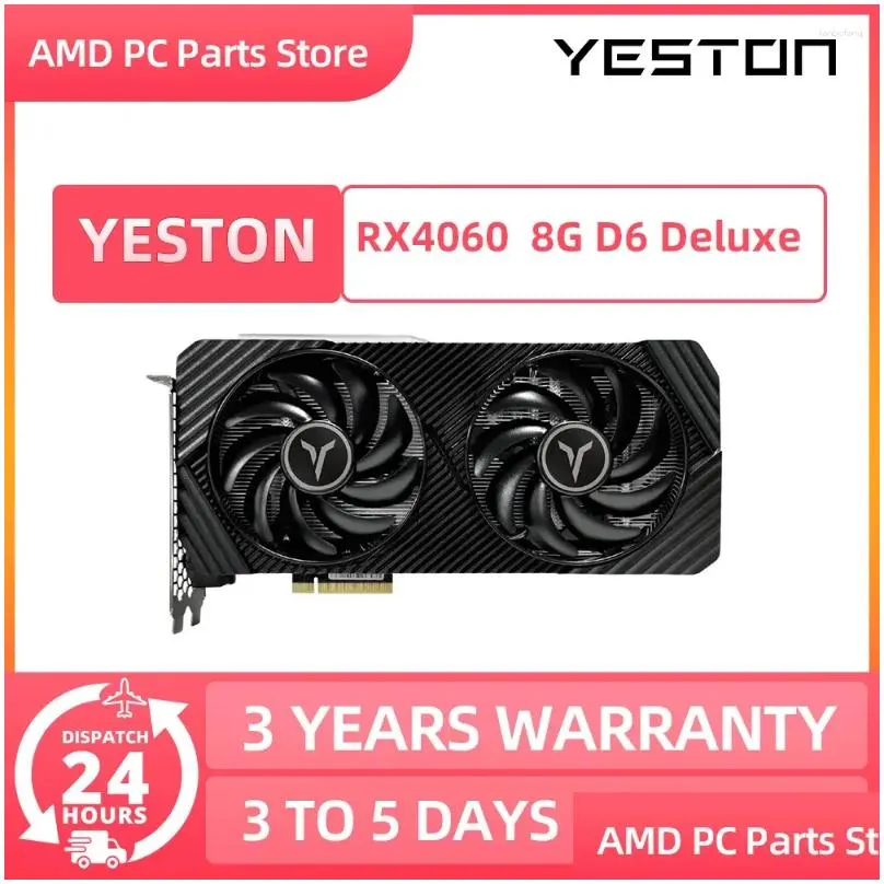 graphics cards yeston rtx 4060 8g d6 gpu gddr6 nvidia graphic card 8pin 128 bit rtx4060 for pc gaming