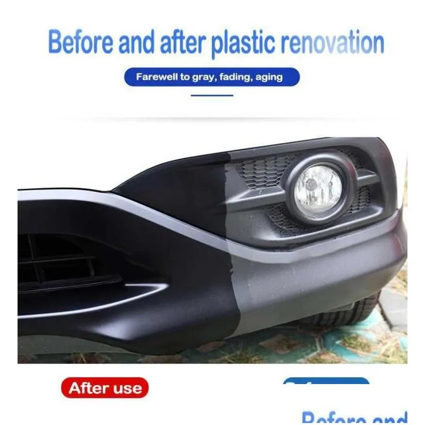 Car Cleaning Tools New Car Scratch Repair Refurbishing Coating Agent Interior Plastic Panel Leather Renovated Wax Maintenance Care Dro Dhwxg