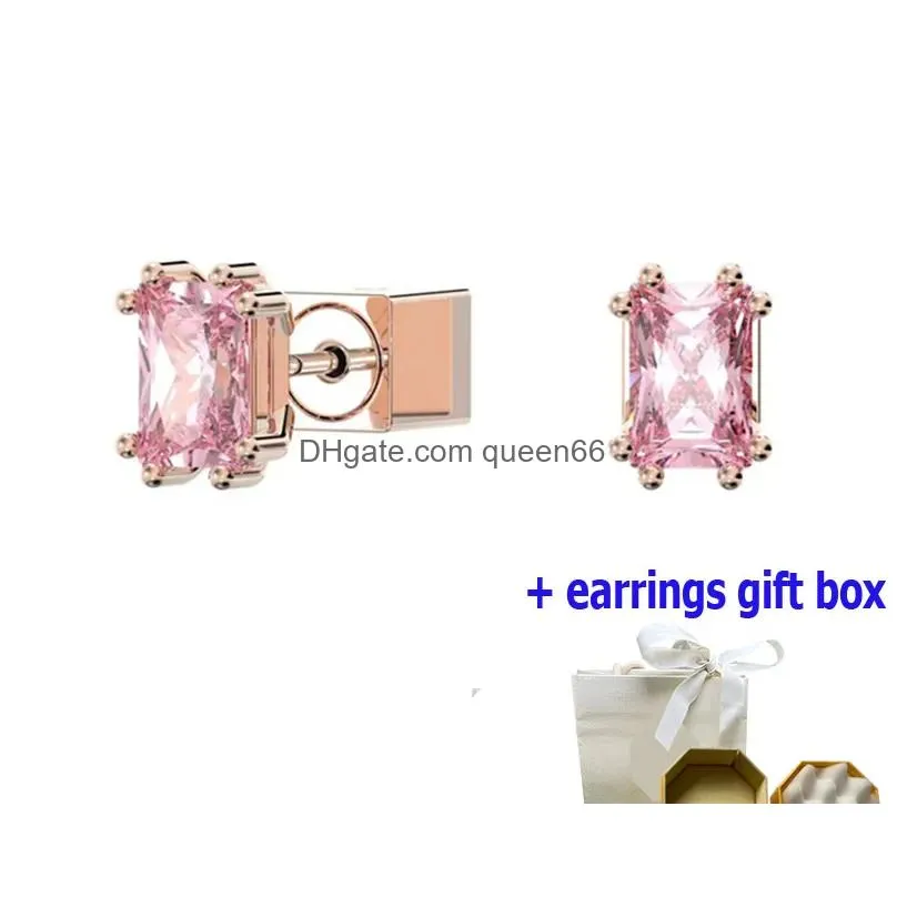 Stud Earrings Fashionab 2023 High Quality Womens Earring Jewelry Gema Collection For Holiday Gifts Delivery Gift Box Drop Delivery Dhlgg