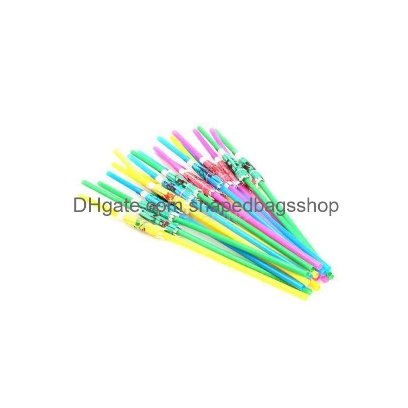 2000pcs/lot plastic straw cocktail parasols umbrellas drinks picks wedding event party supplies cocktail decorations wa0535